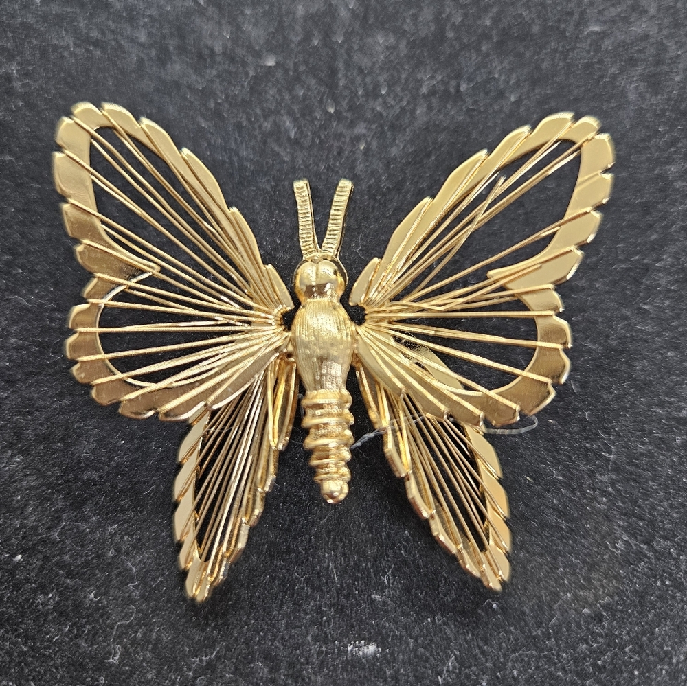 Monet Butterfly Brooch